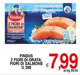 Iper Triscount Findus 2 fiori di orata/ fiori di salmone offerta