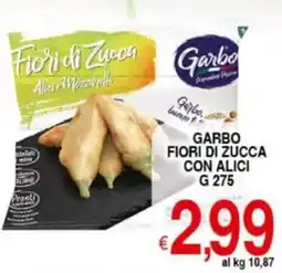 Iper Triscount Garbo fiori di zucca con alici offerta