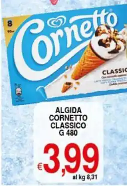 Iper Triscount Algida cornetto classico offerta