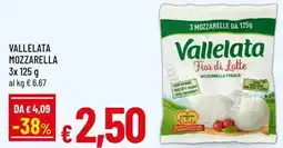 A&O Vallelata mozzarella offerta