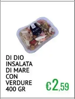 Sugros Di dio insalata di mare con verdure offerta