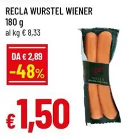 A&O Recla wurstel wiener offerta