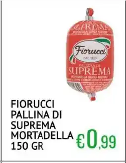 Sugros Fiorucci pallina di suprema mortadella offerta