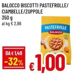 A&O Balocco biscotti pastefrolle/ ciambelle/zuppole offerta