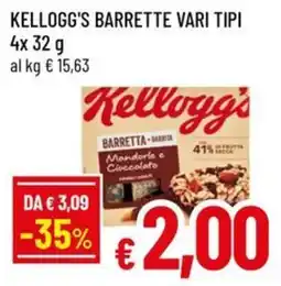 A&O Kellogg's barrette vari tipi offerta