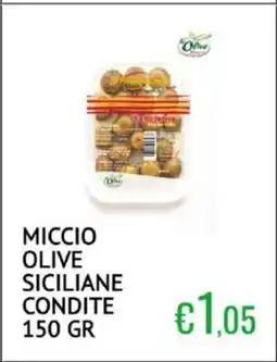 Sugros Miccio olive siciliane condite offerta
