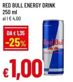 A&O Red bull energy drink offerta