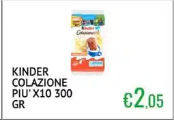 Sugros Kinder colazione piu' offerta
