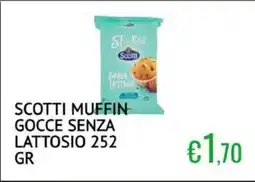 Sugros Scotti muffin gocce senza lattosio offerta