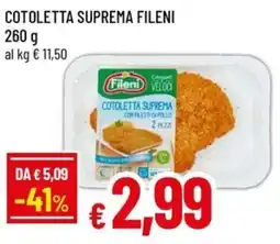 A&O Cotoletta suprema FILENI offerta