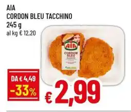 A&O AIA Cordon bleu tacchino offerta