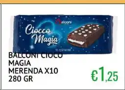 Sugros Balconi cioco magia merenda offerta