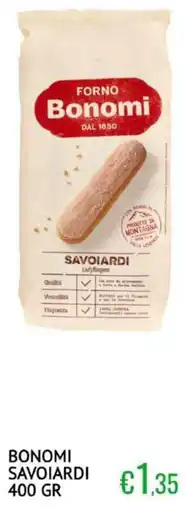 Sugros Bonomi savoiardi offerta