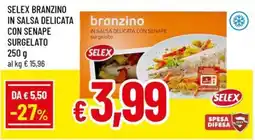 A&O Selex branzino in salsa delicata con senape surgelato offerta