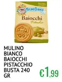 Sugros Mulino bianco baiocchi pistacchio busta offerta