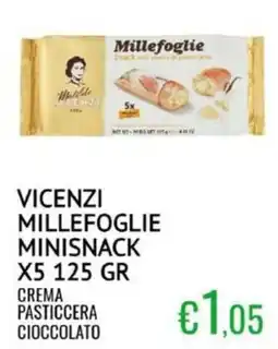 Sugros Vicenzi millefoglie minisnack offerta