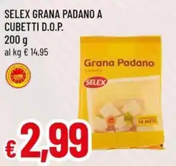A&O Selex grana padano a cubetti D.O.P. offerta