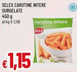 A&O Selex carotine intere surgelate offerta