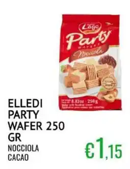 Sugros Elledi party wafer offerta