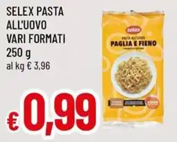 A&O Selex pasta all'uovo vari formati offerta