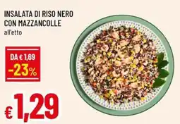A&O Insalata di riso nero con mazzancolle offerta