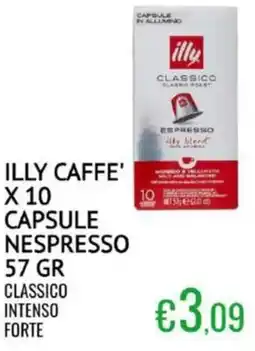 Sugros Illy caffe' x 10 capsule nespresso offerta