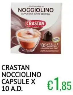 Sugros Crastan nocciolino capsule offerta
