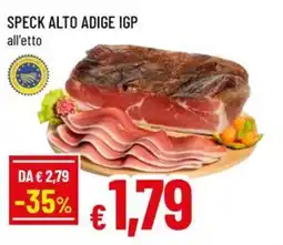 A&O Speck alto adige IGP offerta