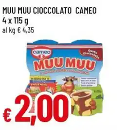 A&O Muu muu cioccolato CAMEO offerta