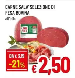 A&O Carne sala' selezione di fesa bovina offerta