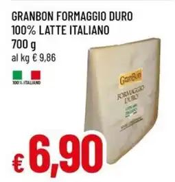 A&O Granbon formaggio duro 100% latte italiano offerta