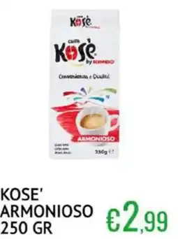 Sugros Kose' armonioso offerta