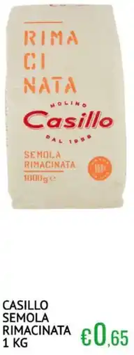 Sugros Casillo semola rimacinata offerta