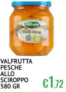 Sugros Valfrutta pesche allo sciroppo offerta