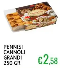 Sugros Pennisi cannoli grandi offerta