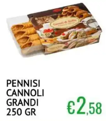 Sugros Pennisi cannoli grandi offerta