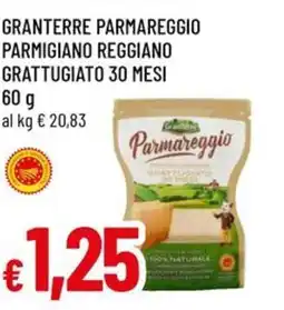 A&O Granterre parmareggio parmigiano reggiano grattugiato 30 mesi offerta