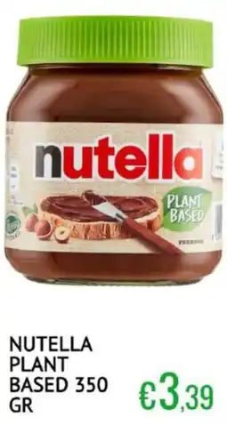 Sugros Nutella plant based offerta