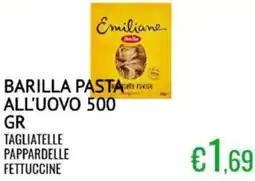 Sugros Barilla pasta all'uovo offerta