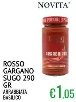 Sugros Rosso gargano sugo offerta