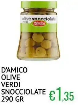 Sugros D'amico olive verdi snocciolate offerta