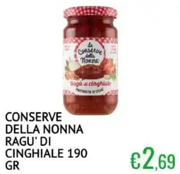 Sugros Conserve della nonna ragu' di cinghiale offerta