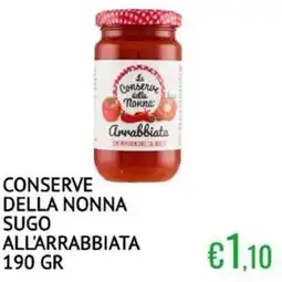 Sugros Conserve della nonna sugo all'arrabbiata offerta
