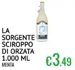 Sugros La sorgente sciroppo di orzata offerta