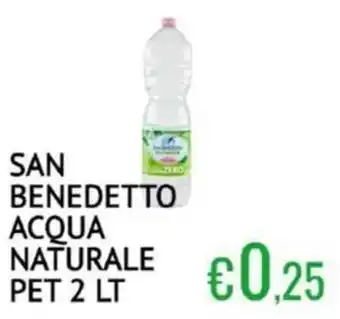 Sugros San benedetto acqua naturale pet offerta
