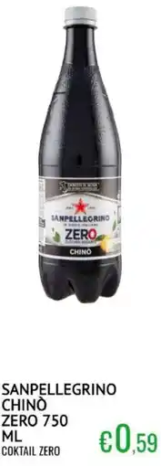 Sugros Sanpellegrino chinò zero offerta