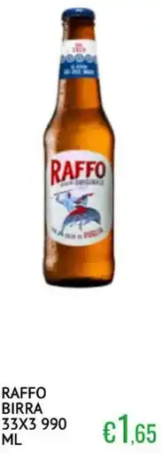 Sugros Raffo birra offerta