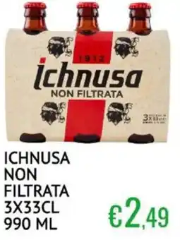 Sugros Ichnusa non filtrata offerta