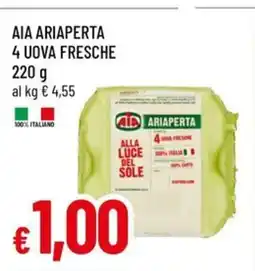 A&O Aia ariaperta 4 uova fresche offerta