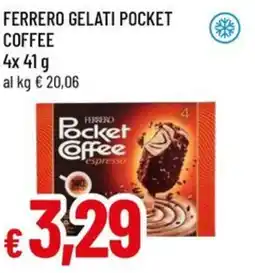 A&O Ferrero gelati pocket coffee offerta